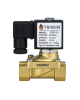 Triwin Brass solenoid valve 1/2 inch for industrial water purifier, irrigation, overhead tank, Normally closed type sv 220V AC
